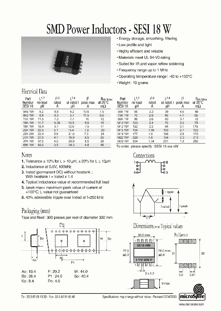 SESI18_1001912.PDF Datasheet