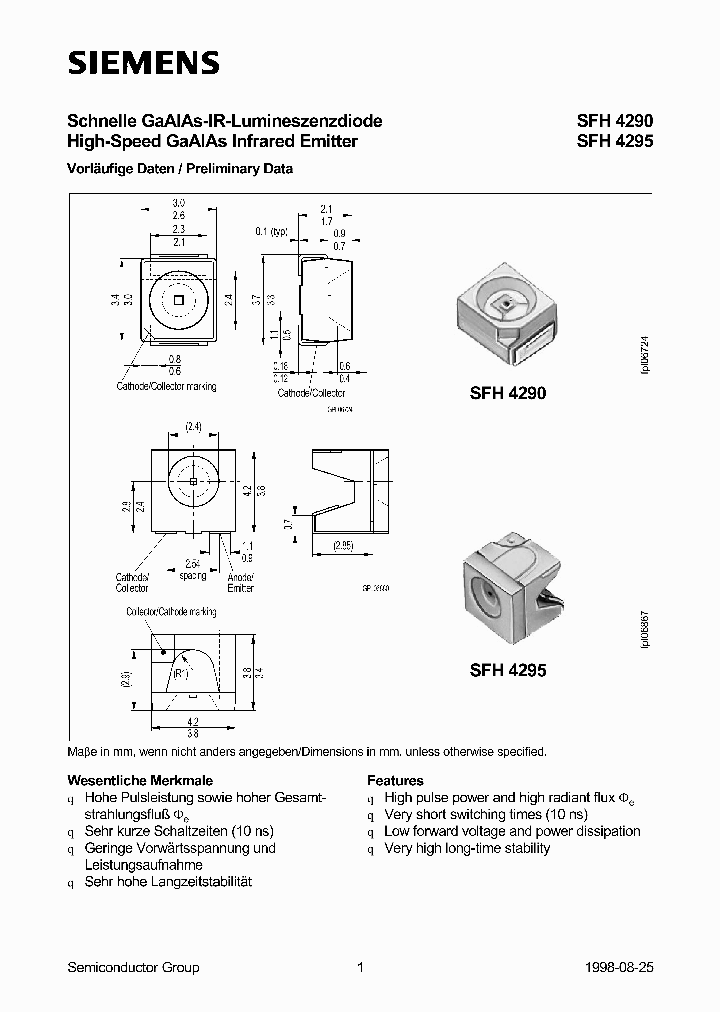 SFH4290_1001997.PDF Datasheet