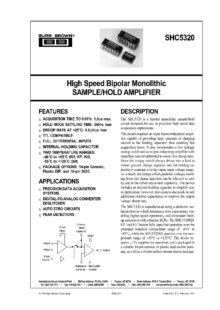 SHC5320_1002147.PDF Datasheet