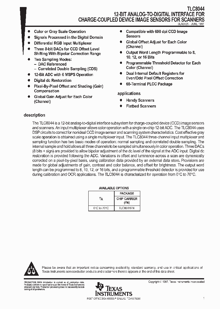 SLAS128_1002317.PDF Datasheet