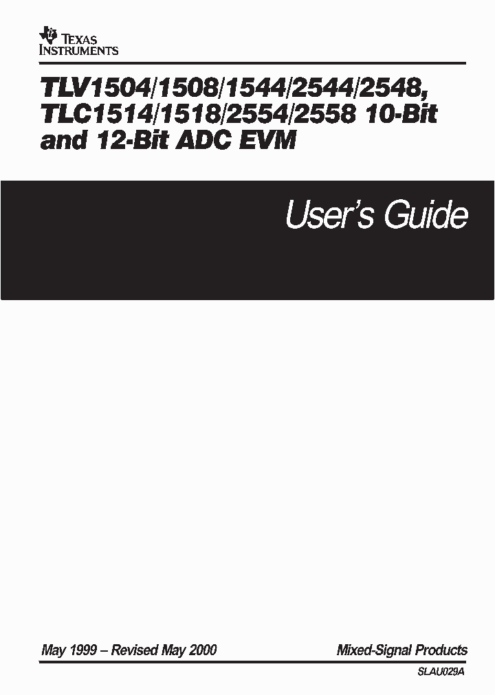 SLAU029A_1002429.PDF Datasheet