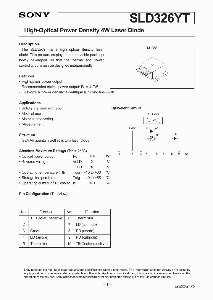 SLD326YT_1002485.PDF Datasheet