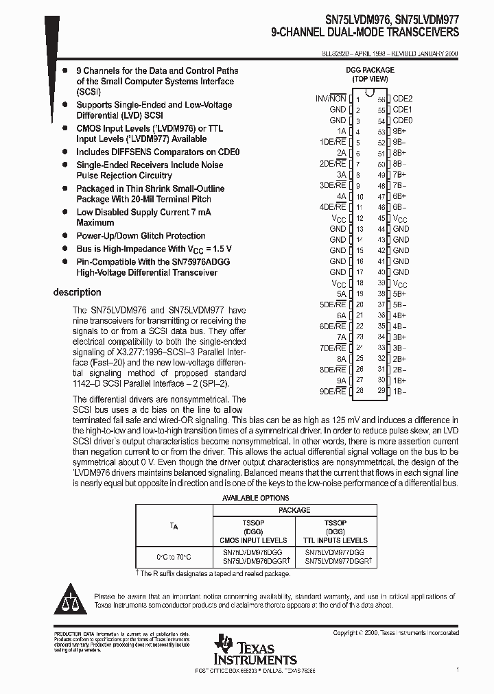 SLLS292B_1002800.PDF Datasheet