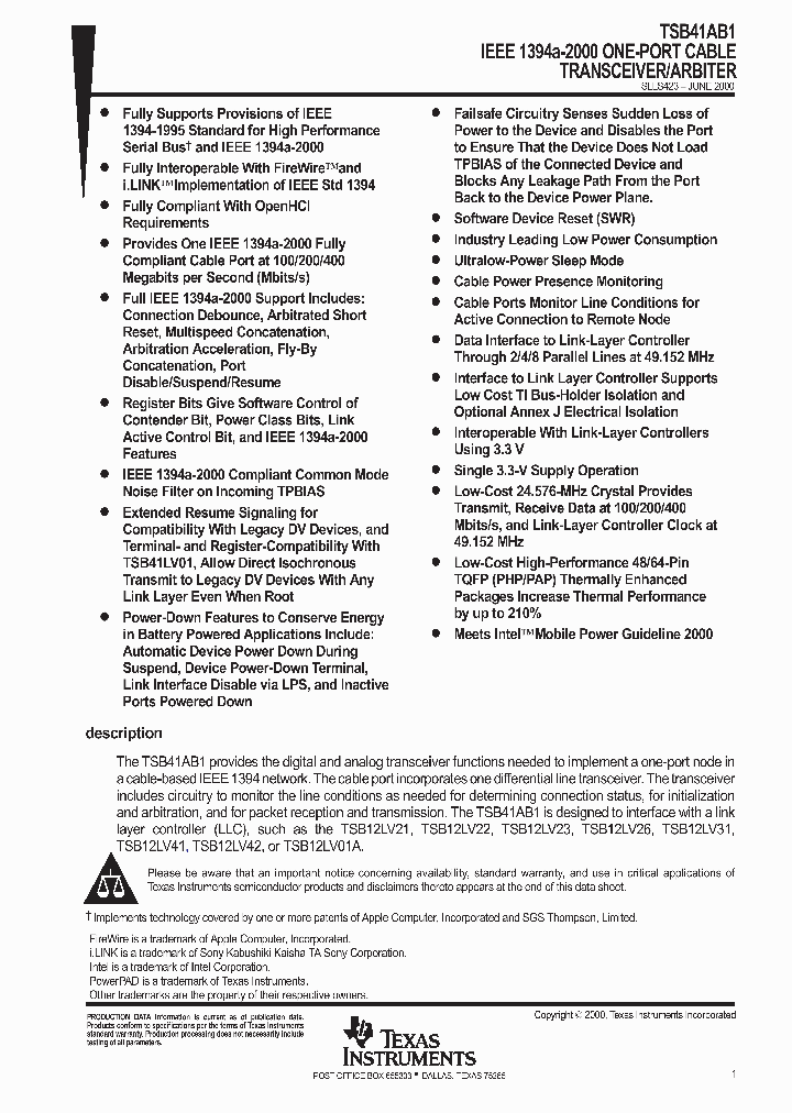 SLLS423_1002888.PDF Datasheet