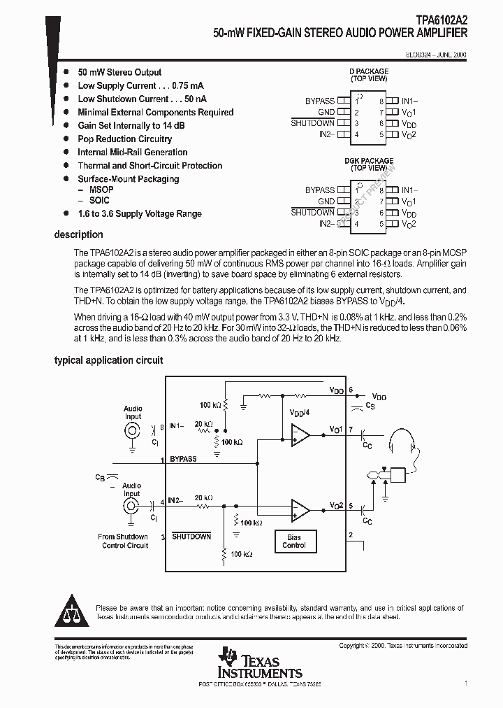 SLOS324_1003080.PDF Datasheet