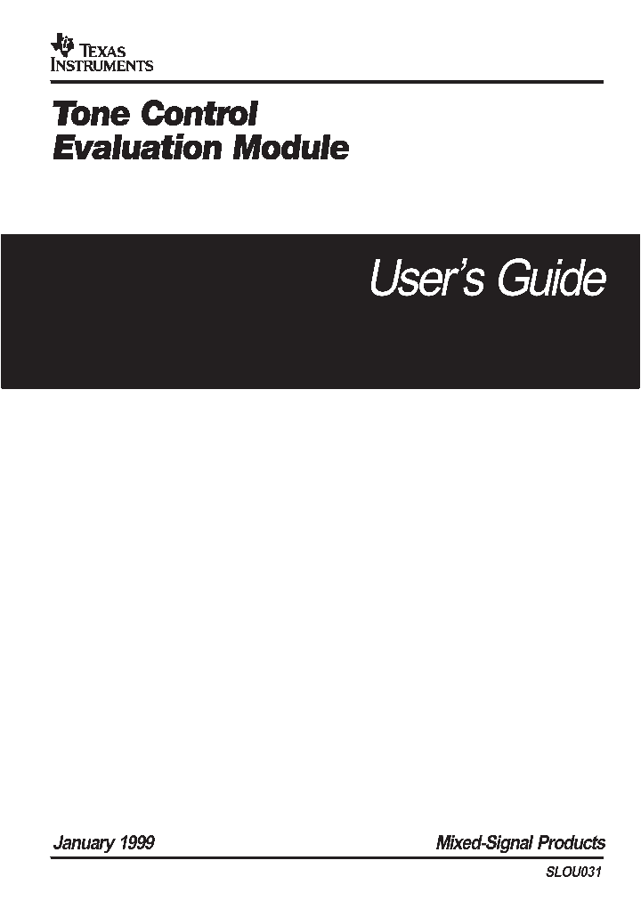 SLOU031_1003097.PDF Datasheet