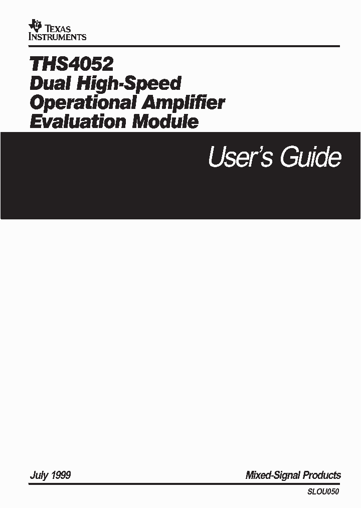 SLOU050_1003110.PDF Datasheet
