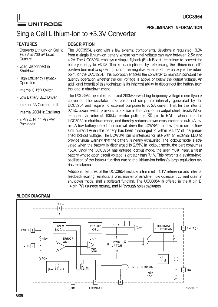 SLUS263_1003405.PDF Datasheet
