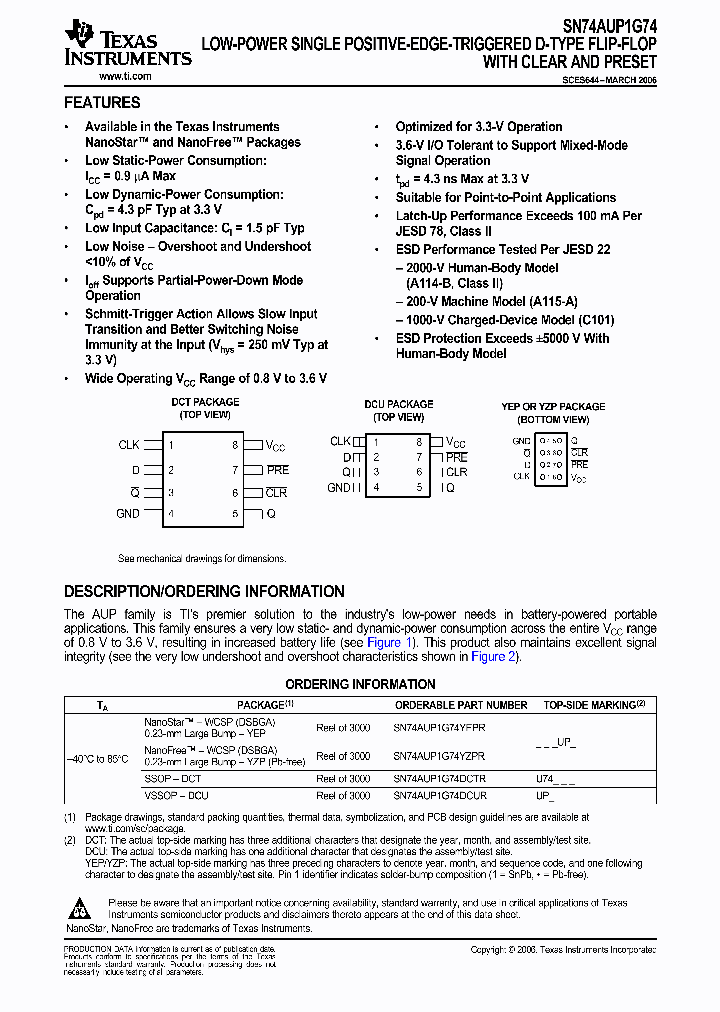 SN74AUP1G74_1004027.PDF Datasheet