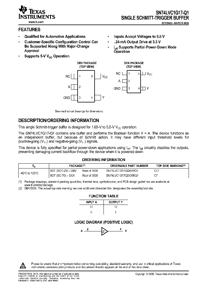 SN74LVC1G17-Q1_1004045.PDF Datasheet