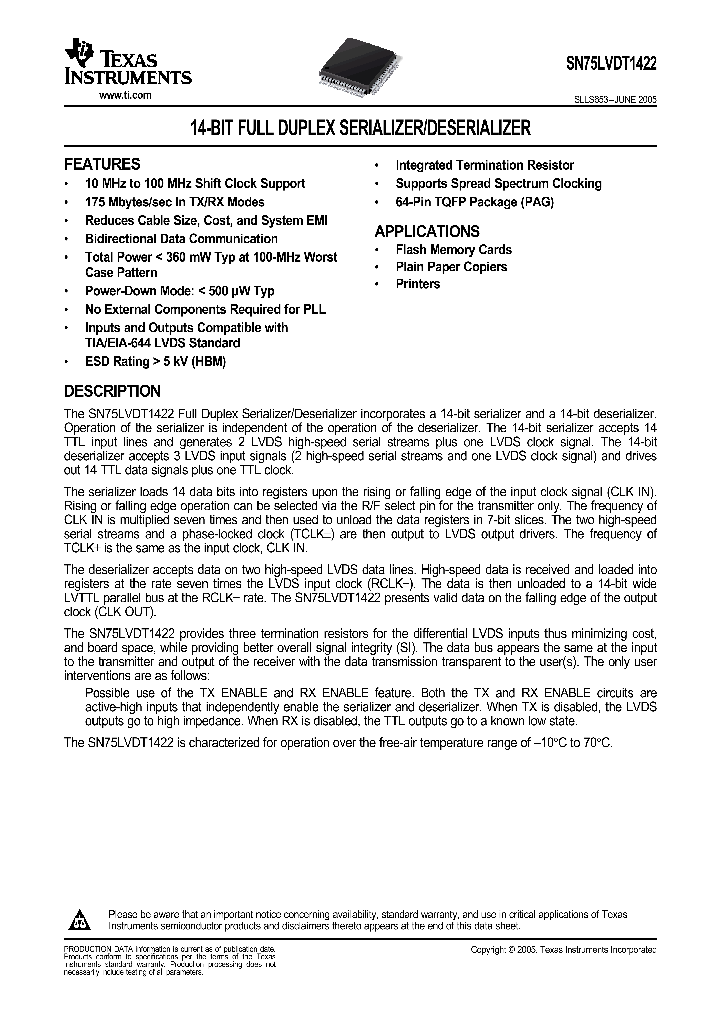 SN75LVDT1422_1004062.PDF Datasheet