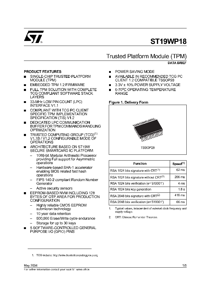 ST19WP18_1004428.PDF Datasheet