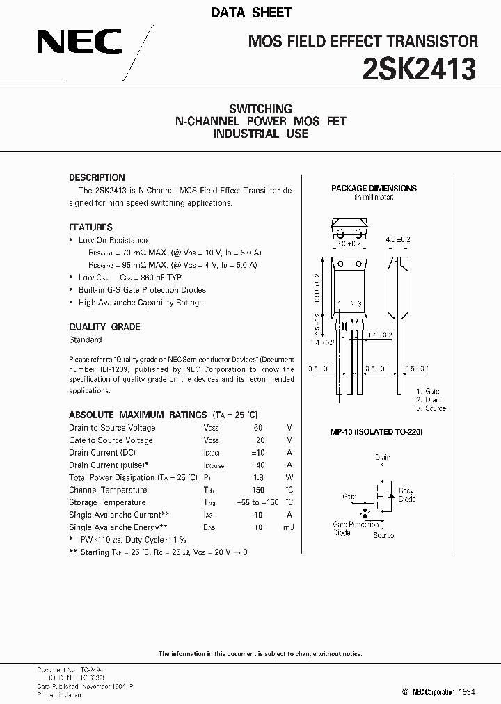 TC-2494_1004921.PDF Datasheet