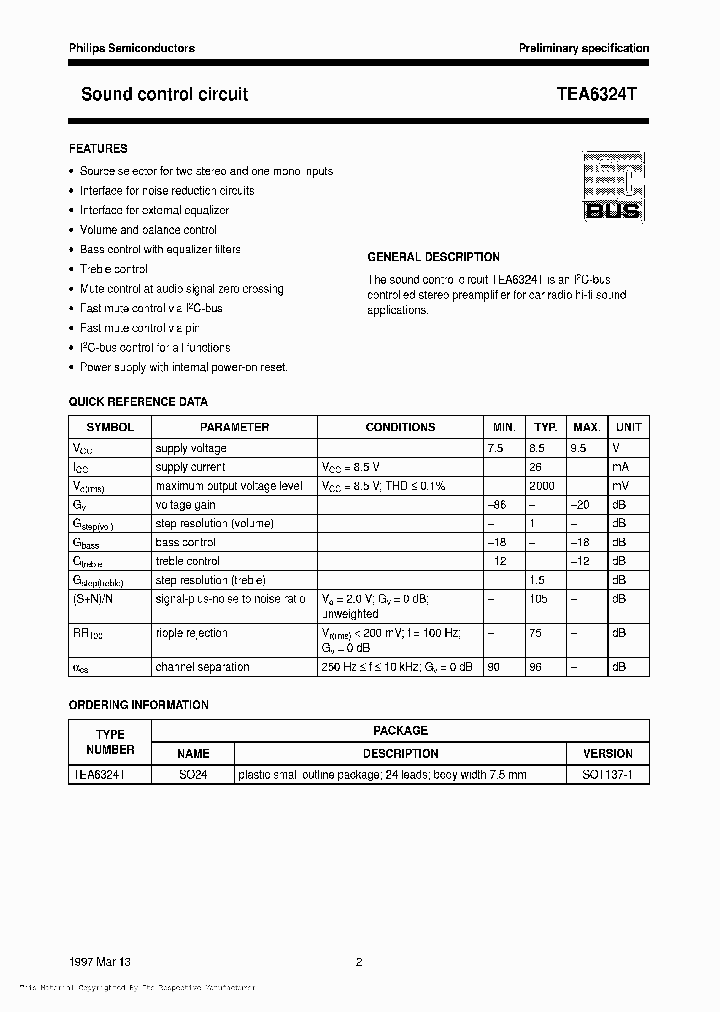 TEA6324TD-T_1005367.PDF Datasheet