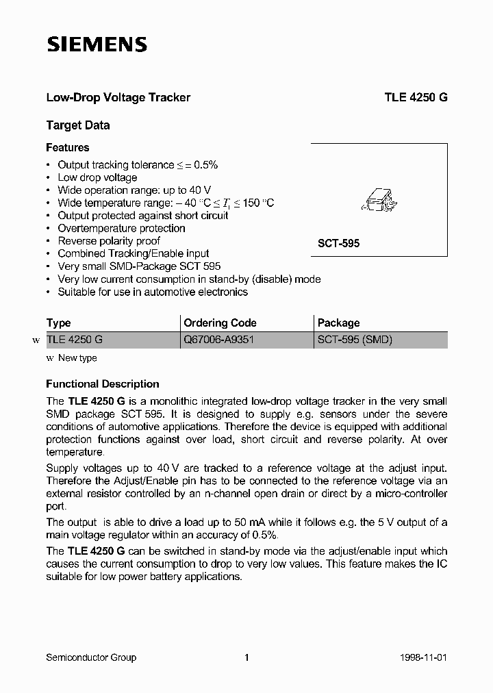 TLE4250_1005593.PDF Datasheet