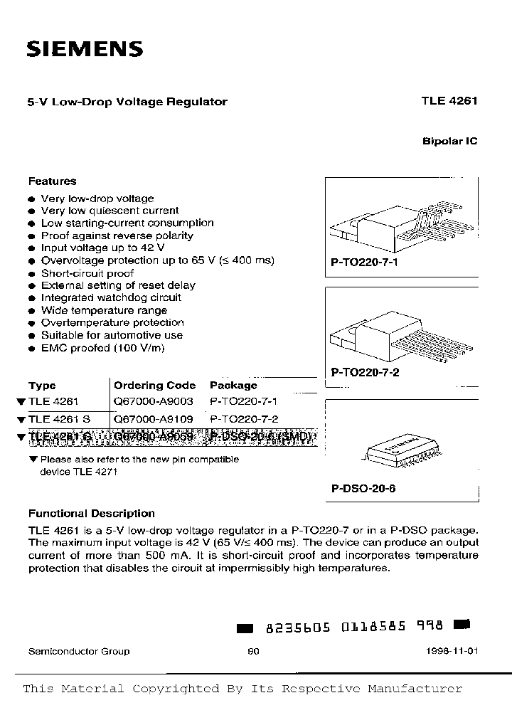 TLE4261_1005597.PDF Datasheet