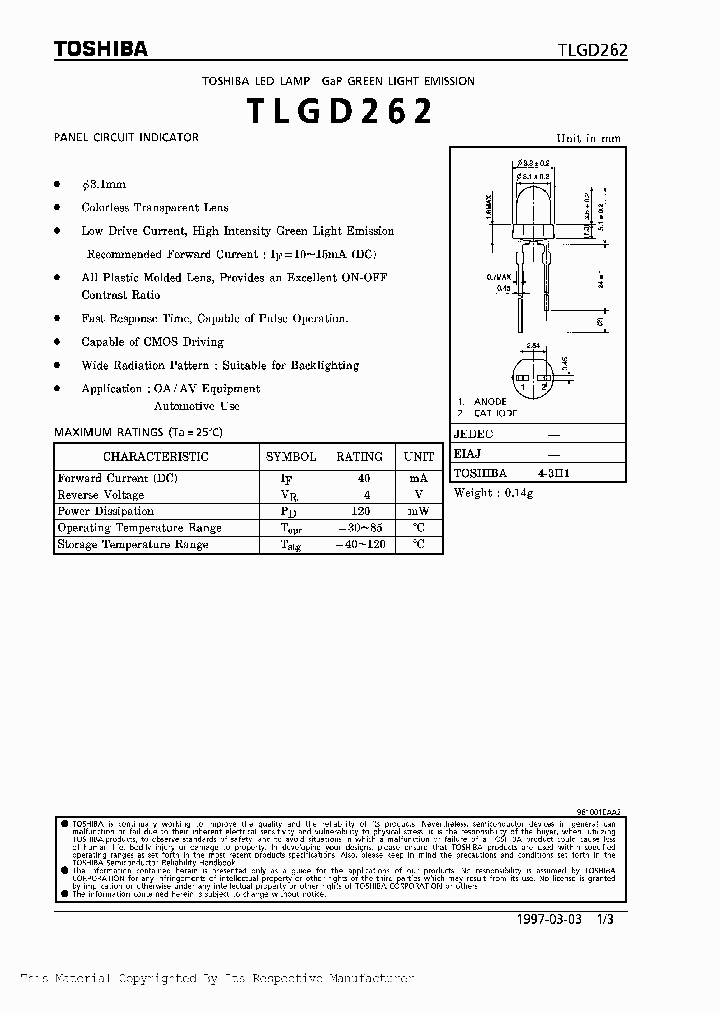 TLGD262_1005650.PDF Datasheet