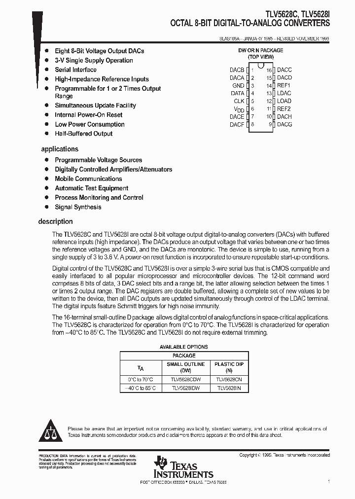 TLV5628_1005784.PDF Datasheet