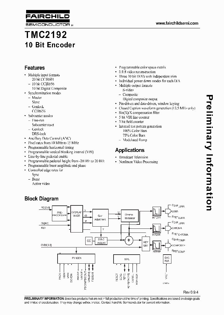 TMC2192_1005805.PDF Datasheet