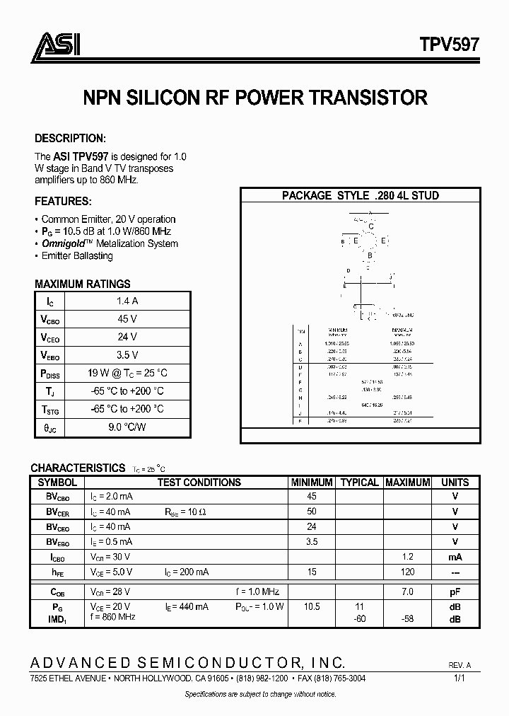 TPV597_1006131.PDF Datasheet