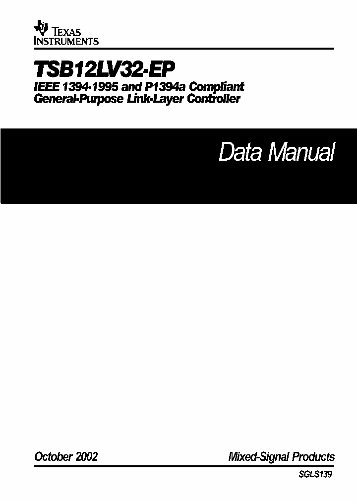 TSB12LV32-EP_1006209.PDF Datasheet