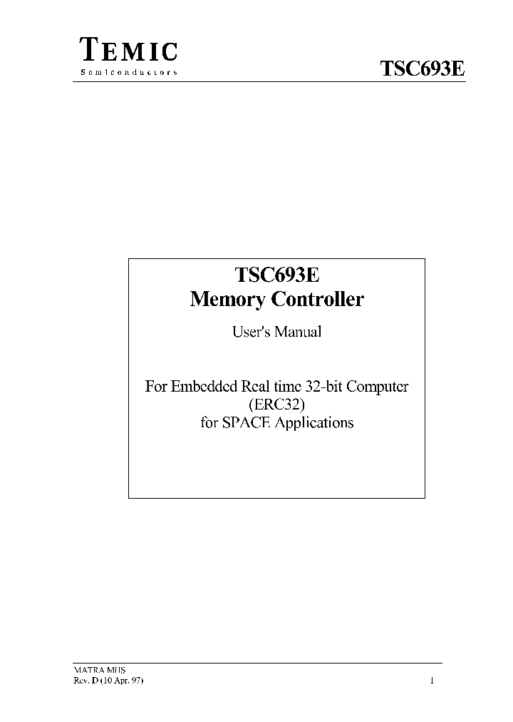 TSC693E_1006241.PDF Datasheet