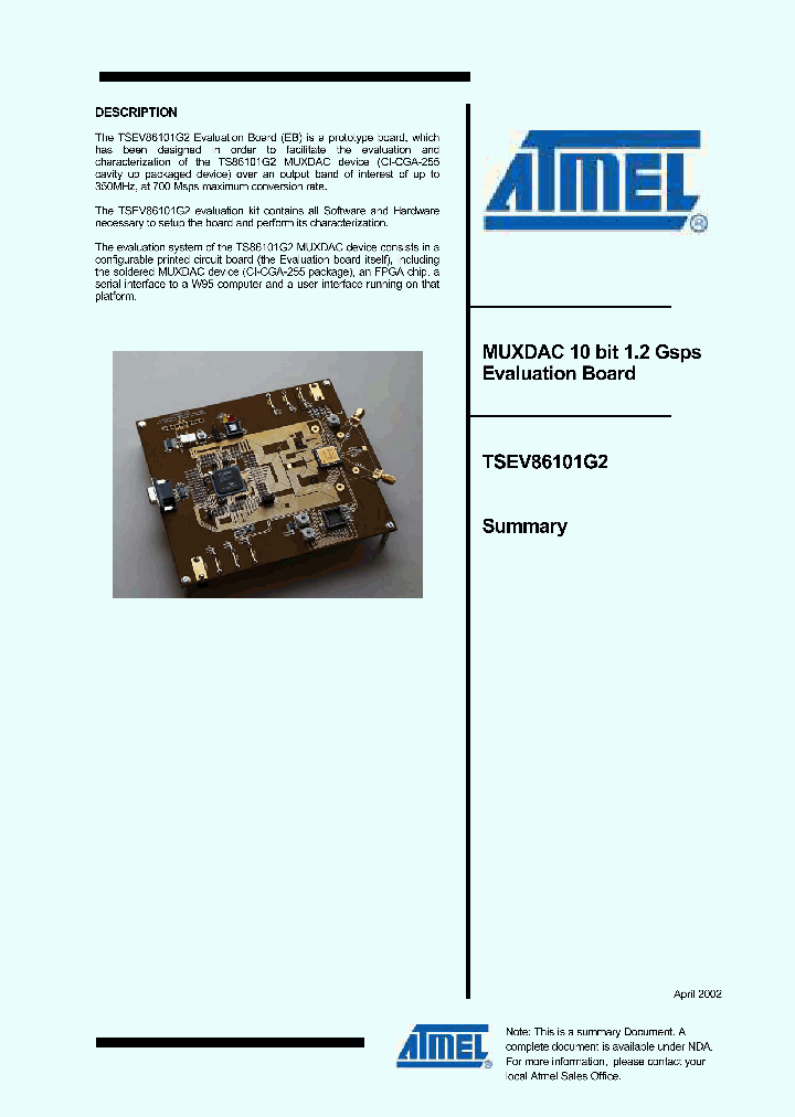 TSEV86101G2_1006266.PDF Datasheet