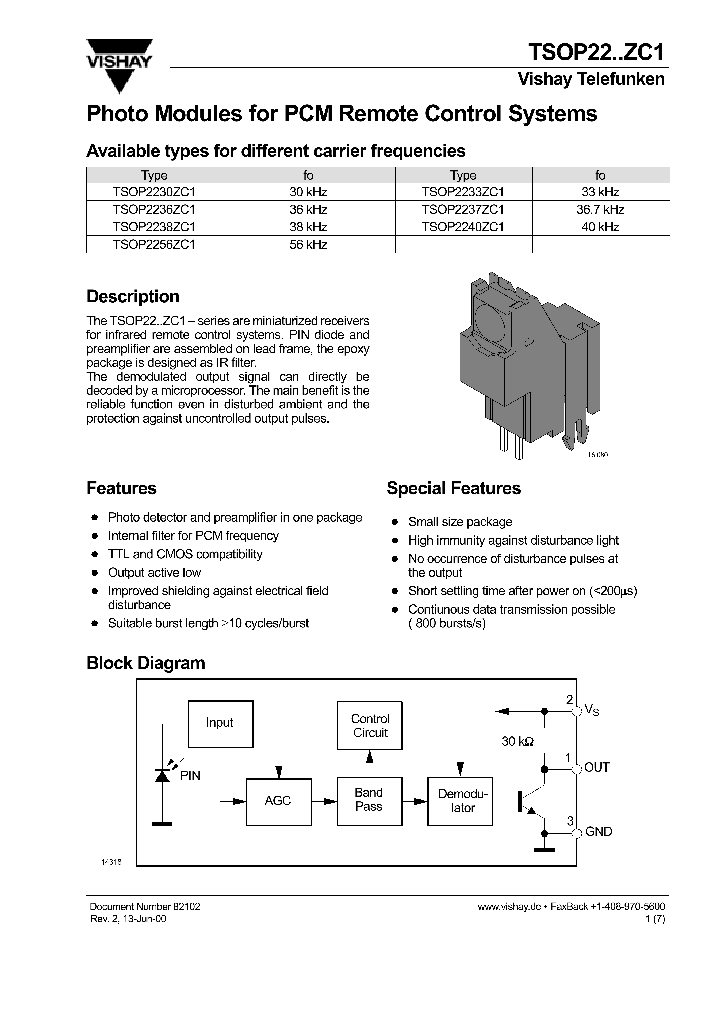 TSOP22ZC1_1006360.PDF Datasheet