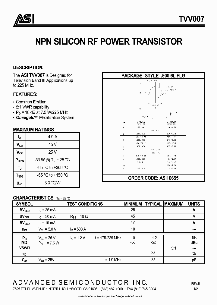 TVV007_1006469.PDF Datasheet