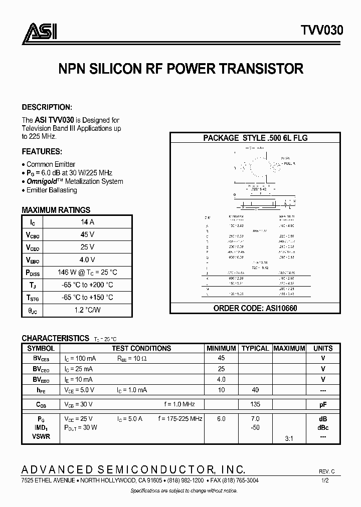 TVV030_1006474.PDF Datasheet