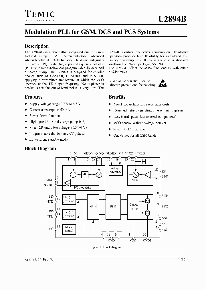 U2894B_1006567.PDF Datasheet