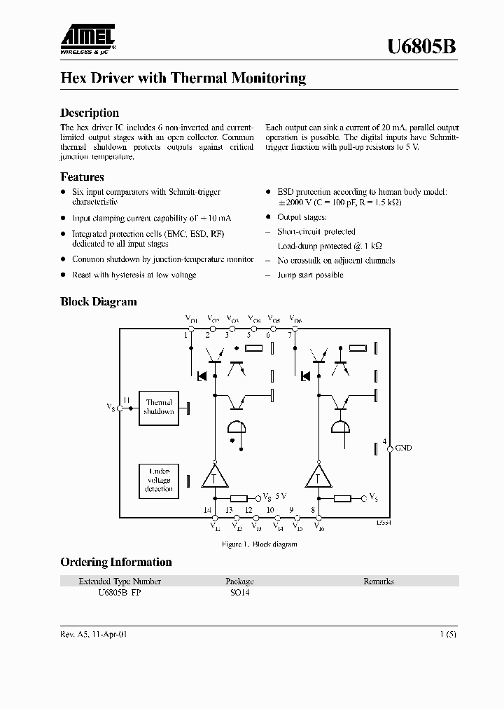 U6805B_1006659.PDF Datasheet
