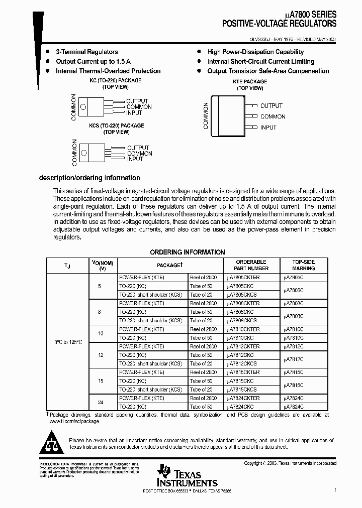 UA7805_1006685.PDF Datasheet