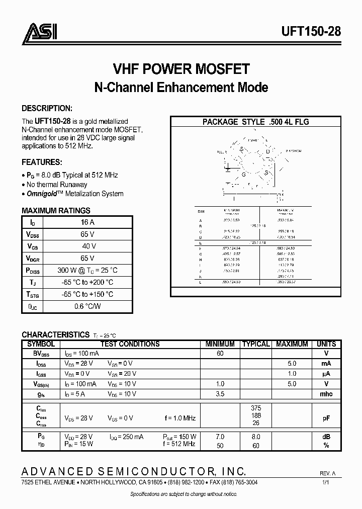 UFT15028_1006788.PDF Datasheet