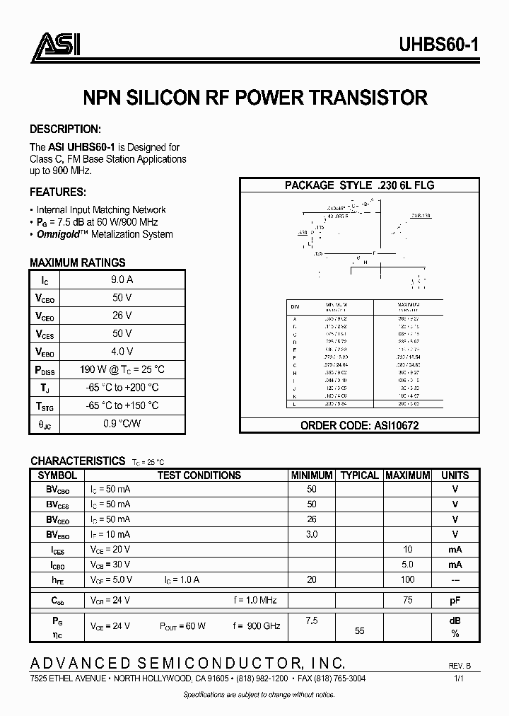 UHBS601_1006804.PDF Datasheet