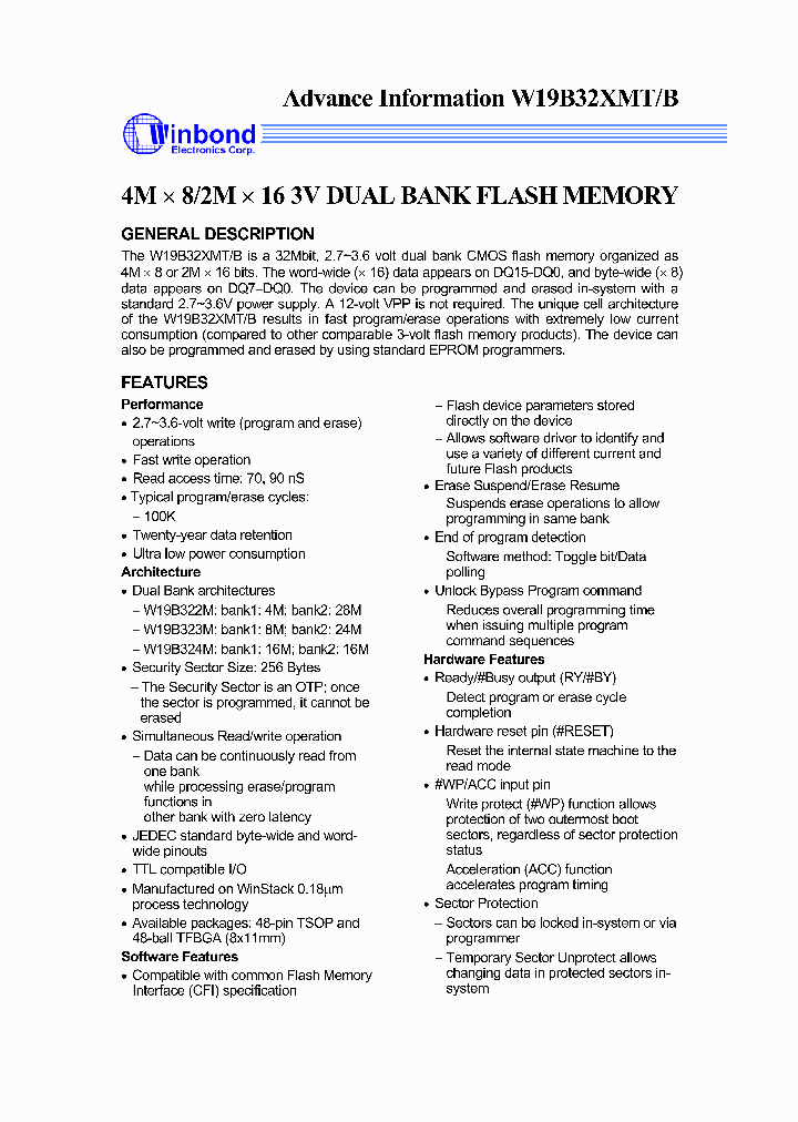 W19B32XM_1007236.PDF Datasheet