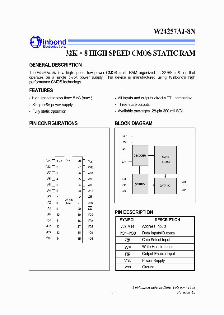W24257AJ-8N_1007261.PDF Datasheet