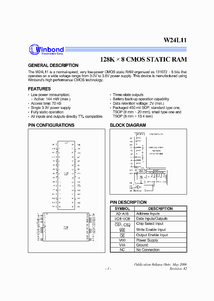 W24L11_1007272.PDF Datasheet