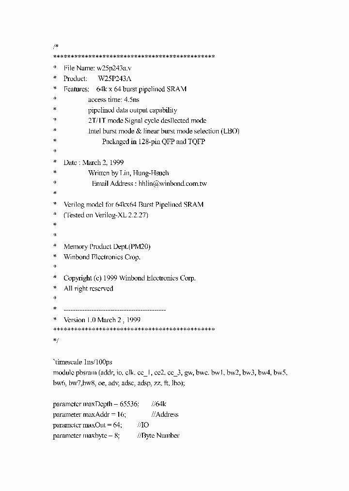 W25P243AS_1007283.PDF Datasheet