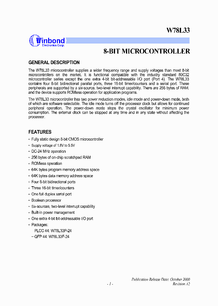 W78L33B1_1007456.PDF Datasheet