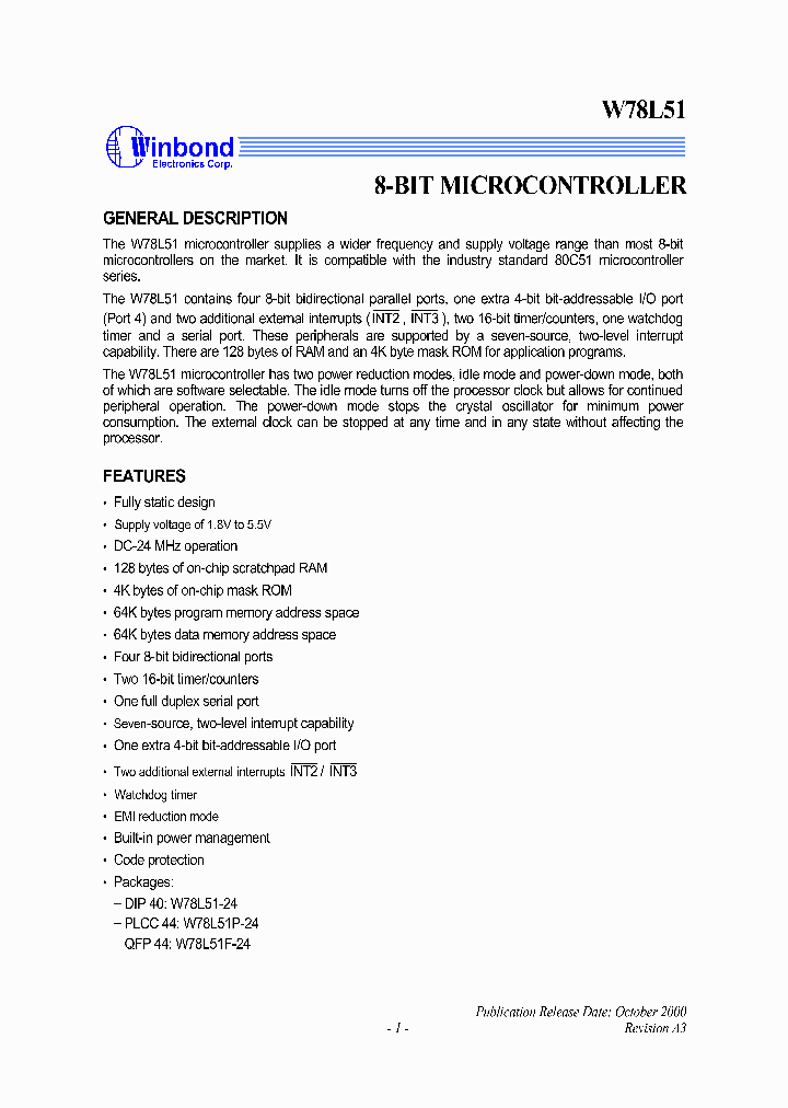 W78L51C1_1007458.PDF Datasheet