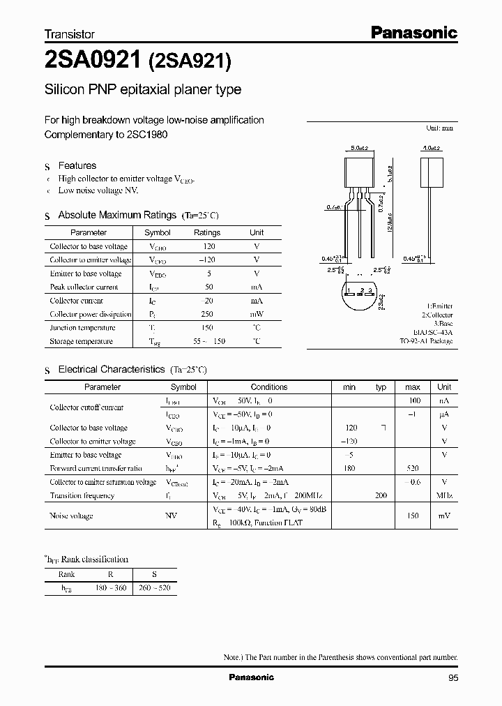 2SA0921_965758.PDF Datasheet