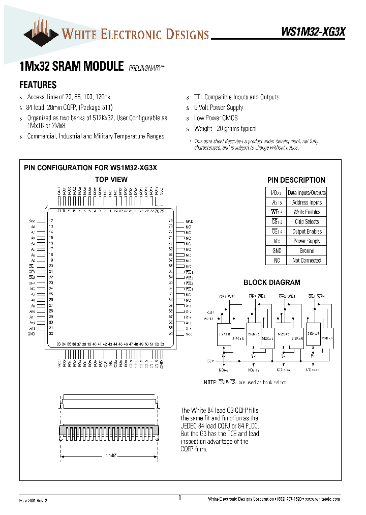 WS1M32-G3I_1007726.PDF Datasheet