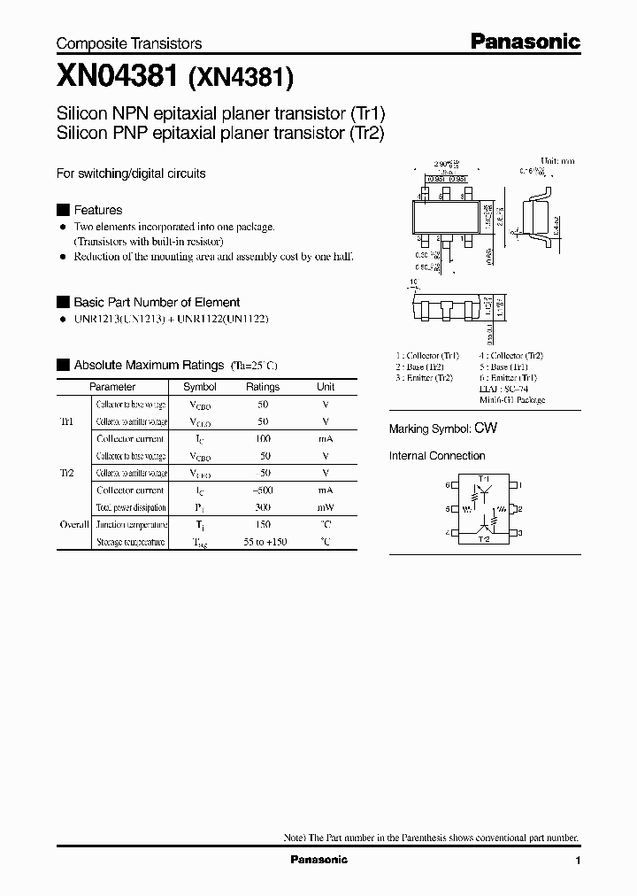 XN04381_1007859.PDF Datasheet