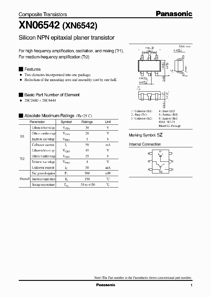 XN06542_1007886.PDF Datasheet