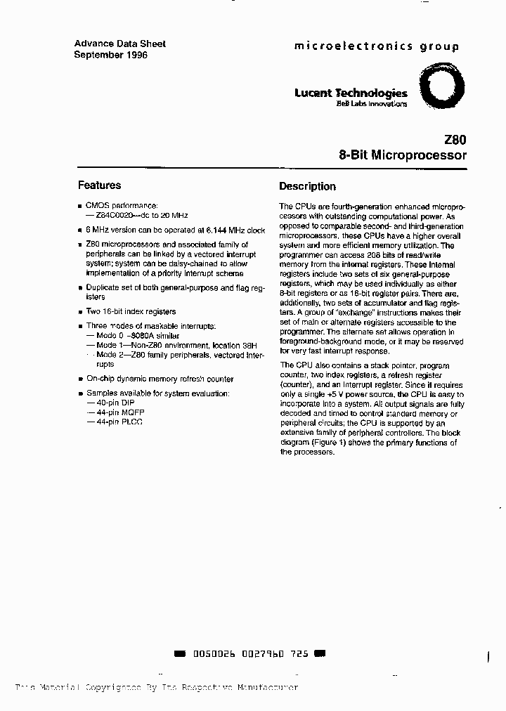 Z80_1008005.PDF Datasheet