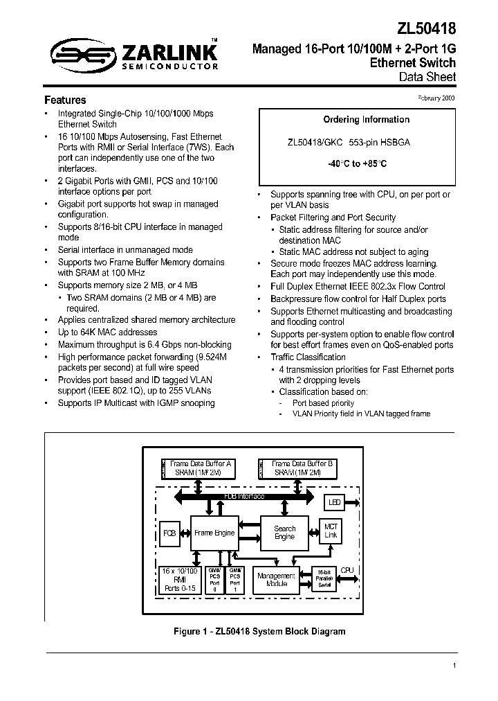 ZL50418_1008059.PDF Datasheet