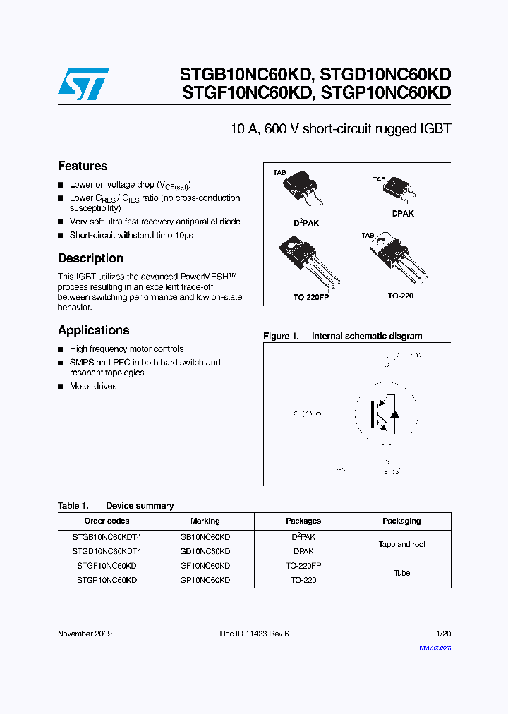 STGB10NC60KD_4924249.PDF Datasheet