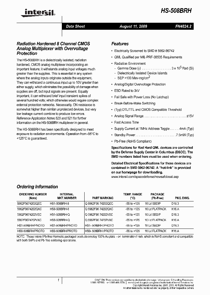 HS1-508BRHPROTO_4925546.PDF Datasheet