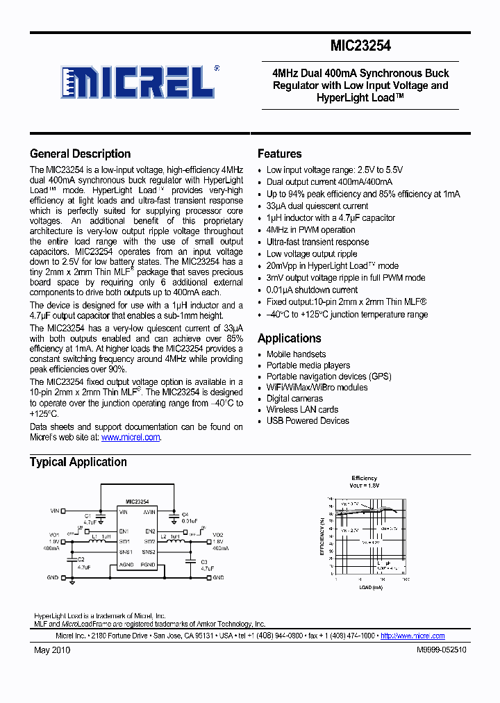MIC23254_4926250.PDF Datasheet
